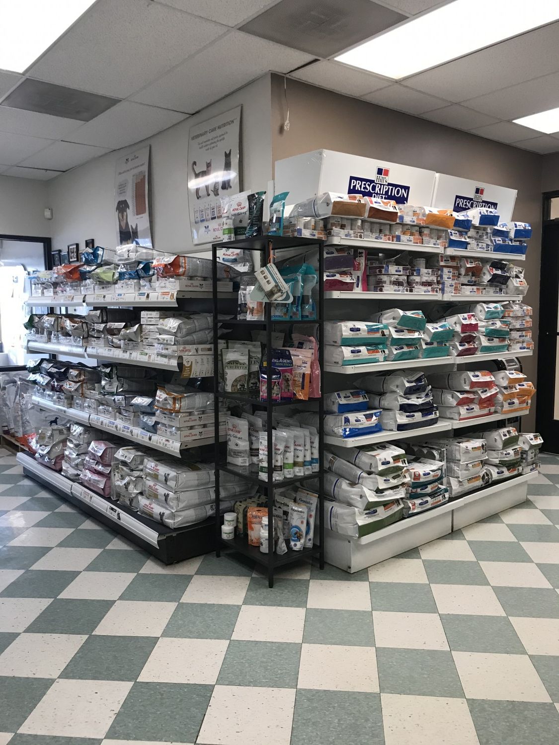 Picture of front lobby with prescription diets